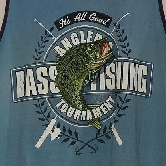 It's All Good Bass Fishing Tournament Tank Top - Picture 2 of 4